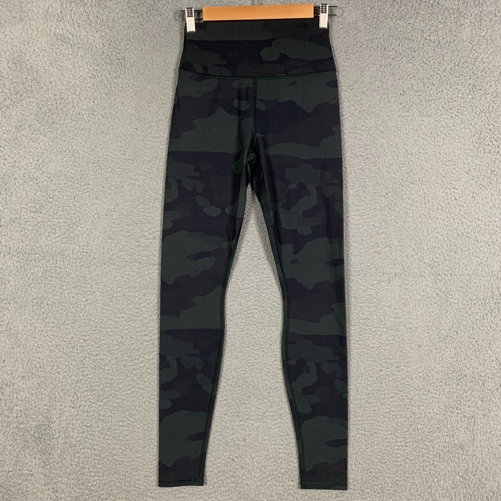 Alo Yoga Vapor Legging Women's Small Hunter Camo High-Waist Lifting Athletic Gym - Picture 2 of 9